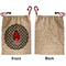 Ladybugs & Gingham Santa Bag - Approval - Front