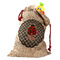 Ladybugs & Gingham Santa Sack (Personalized)
