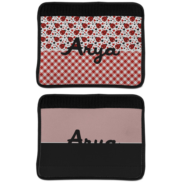 Ladybugs & Gingham Seat Belt Cover (APPROVAL Update)