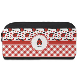 Ladybugs & Gingham Shoe Bag (Personalized)