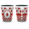 Ladybugs & Gingham Shot Glass - Two Tone - APPROVAL