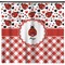Ladybugs & Gingham Shower Curtain (Personalized) (Non-Approval)