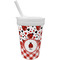 Ladybugs & Gingham Sippy Cup with Straw (Personalized)