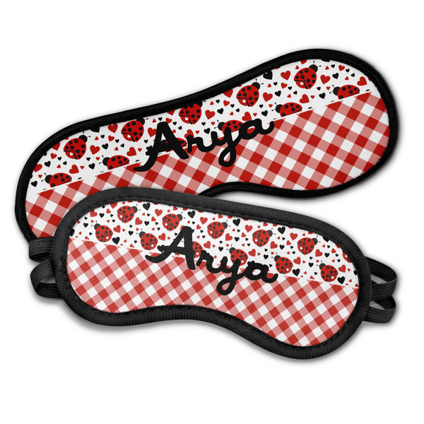 Ladybugs & Gingham Sleeping Eye Masks - PARENT