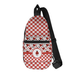 Ladybugs & Gingham Sling Bag (Personalized)