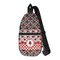 Ladybugs & Gingham Sling Bag - Front View
