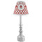 Ladybugs & Gingham Small Chandelier Lamp - LIFESTYLE (on candle stick)