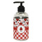 Ladybugs & Gingham Plastic Soap / Lotion Dispenser (8 oz - Small - Black) (Personalized)