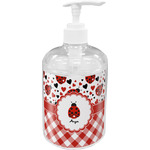 Ladybugs & Gingham Acrylic Soap & Lotion Bottle (Personalized)