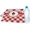 Ladybugs & Gingham Sports Towel Folded with Water Bottle