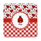 Ladybugs & Gingham Square Fridge Magnet - FRONT