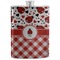 Ladybugs & Gingham Stainless Steel Flask (Personalized)
