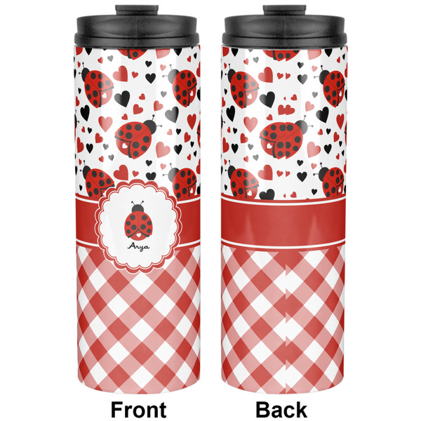 Ladybugs & Gingham Stainless Steel Tumbler - Apvl