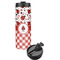 Ladybugs & Gingham Stainless Steel Skinny Tumbler (Personalized)