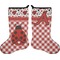 Ladybugs & Gingham Stocking - Double-Sided - Approval