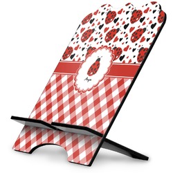 Ladybugs & Gingham Stylized Tablet Stand (Personalized)