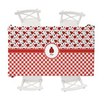 Ladybugs & Gingham Tablecloth - 58"x102" (Personalized)