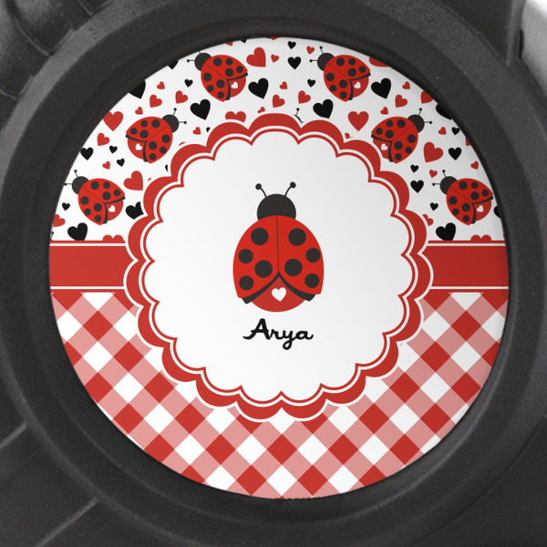 Ladybugs & Gingham Tape Measure - 25ft - detail