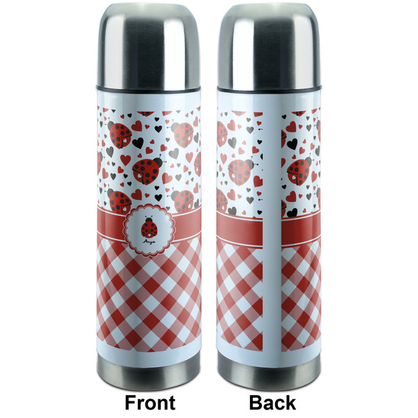 Ladybugs & Gingham Thermos - Apvl