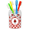 Ladybugs & Gingham Toothbrush Holder (Personalized)