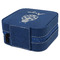 Ladybugs & Gingham Travel Jewelry Boxes - Leather - Navy Blue - View from Rear