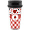 Ladybugs & Gingham Acrylic Travel Mug without Handle (Personalized)