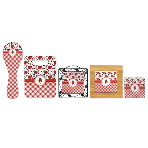 Ladybugs & Gingham Trivets