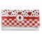 Ladybugs & Gingham Vinyl Check Book Cover - Front