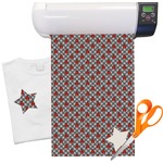 Ladybugs & Gingham Heat Transfer Vinyl Sheet (12"x18")