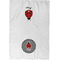 Ladybugs & Gingham Waffle Towel - Partial Print - Approval Image