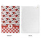 Ladybugs & Gingham Waffle Weave Golf Towel - Approval
