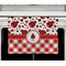 Ladybugs & Gingham Waffle Weave Towel - Full Color Print - Lifestyle2 Image