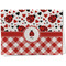 Ladybugs & Gingham Waffle Weave Towel - Full Print Style Image