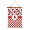 Ladybugs & Gingham Wall Hanging Tapestry - Portrait - MAIN