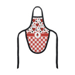 Ladybugs & Gingham Bottle Apron (Personalized)