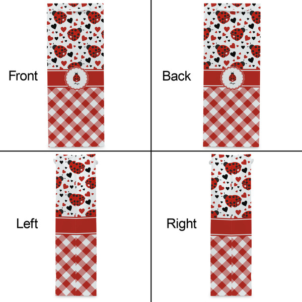 Ladybugs & Gingham Wine Gift Bag - Gloss - Approval