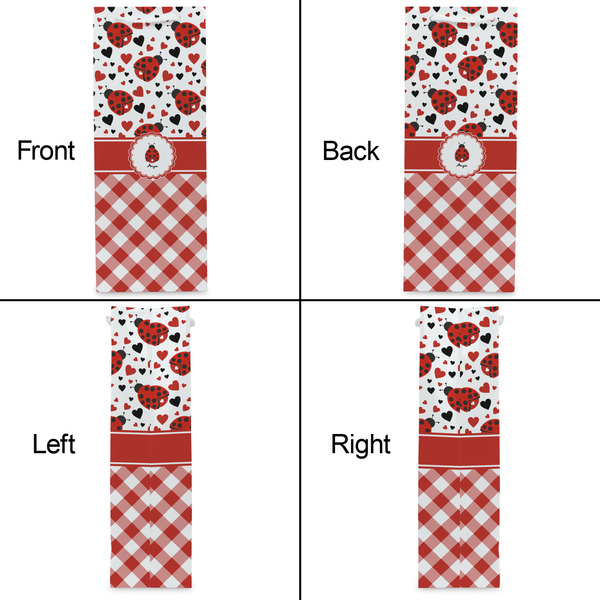 Ladybugs & Gingham Wine Gift Bag - Matte - Approval