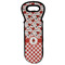 Ladybugs & Gingham Wine Tote Bag (Personalized)