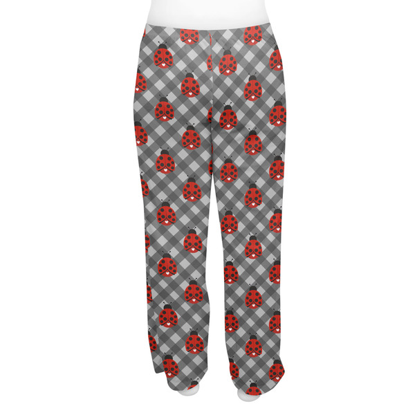 Ladybugs & Gingham Women's Pj on model - Back