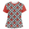 Ladybugs & Gingham Womens Crew Neck T Shirt - Main