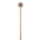 Ladybugs & Gingham Wooden 6" Stir Stick - Round - Single Stick