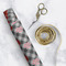 Ladybugs & Gingham Wrapping Paper Roll - Matte - In Context