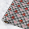 Ladybugs & Gingham Wrapping Paper Roll - Matte - Medium - Main