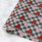 Ladybugs & Gingham Wrapping Paper Rolls- Main