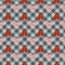 Ladybugs & Gingham Wrapping Paper Square