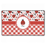 Ladybugs & Gingham XXL Gaming Mouse Pad - 24" x 14" (Personalized)