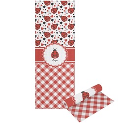 Ladybugs & Gingham Yoga Mat - Printable Front and Back (Personalized)