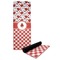 Ladybugs & Gingham Yoga Mat with Black Rubber Back Full Print View