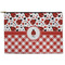 Ladybugs & Gingham Zipper Pouch (Personalized)