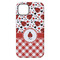 Ladybugs & Gingham iPhone 14 Plus Tough Case - Back